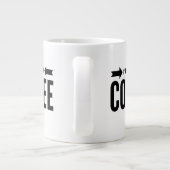 Amusant "I'm With Coffee" Jumbo Mug 20 oz. (Dos)