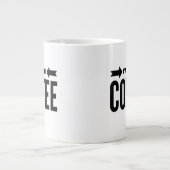 Amusant "I'm With Coffee" Jumbo Mug 20 oz. (Devant)