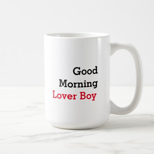 Amusant Inspirational Lover Boy Coffee Mug (Droite)