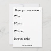 Amusant Invitation de la fête de fin d'études de d (Dos)