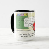 Amusant jeune Père Noël Mug (Devant gauche)