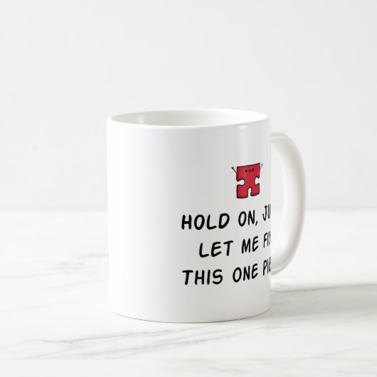 Amusant Jigsaw Puzzle Mug - Puzzle Lover Gidei (Devant droit)