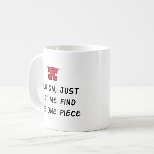 Amusant Jigsaw Puzzle Mug - Puzzle Lover Gidei (Devant gauche)