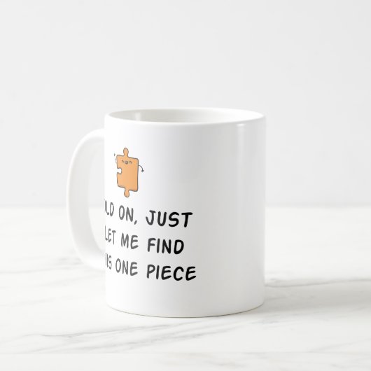 Amusant Jigsaw Puzzle Mug - Puzzle Lover Gidei Ide (Devant gauche)