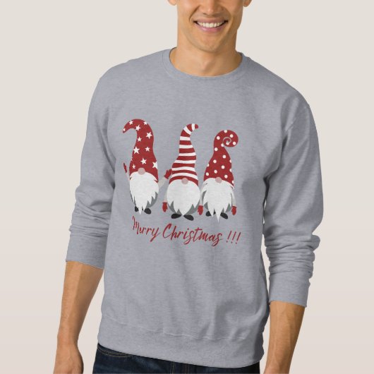 Amusant Joyeux Sweatshirt de Noël, Chandail (Devant)
