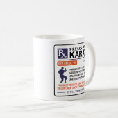 Amusant Karate Mug Conception d'ordonnance (Devant droit)