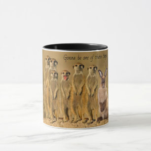 Amusant lapin Meerkat Mug