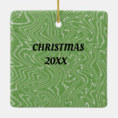 Amusant Llama Ornement de Noël - Joyeux Llamamas (Dos)