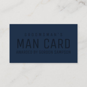 Amusant Marine Mariage Groomsman Proposition Carte