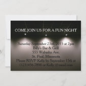 Amusant Marquee Invitation Anniversaire. (Dos)