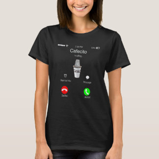 Amusant Miami Cubain Café T-Shirt Cafecito Est Cal