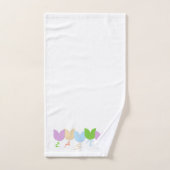 Amusant, mignon Pastel Coloré Printemps de Pâques (Serviette à main)