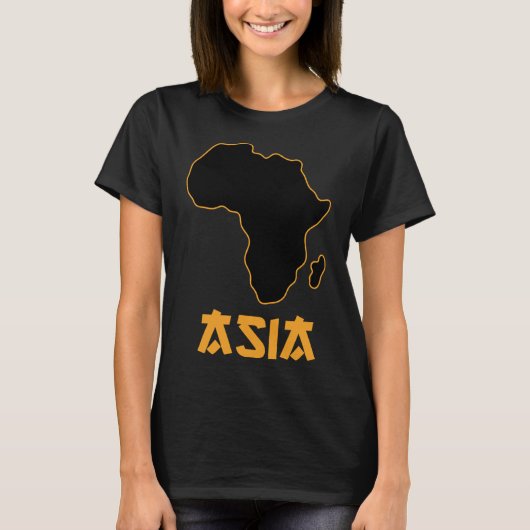 Amusant Mixte Afrique Asie Sweat - shirt à capuche (Devant)