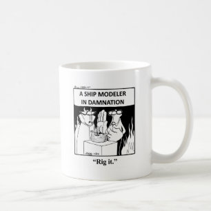 Amusant modèle de bateau de la Mug de dessin!
