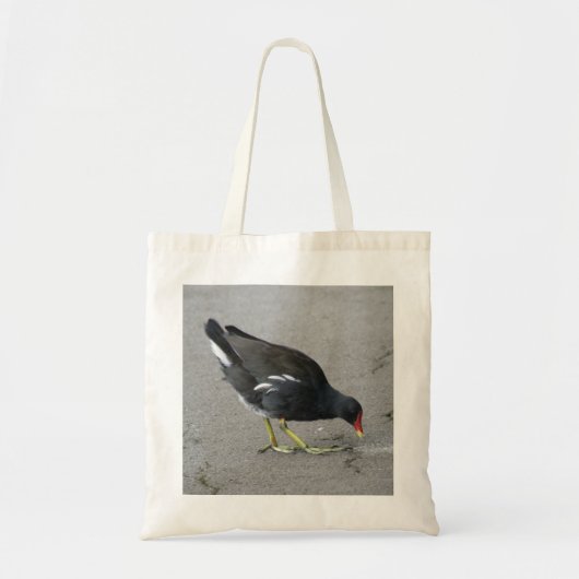 Amusant Moorhen prendre un sac en boîte (Devant)