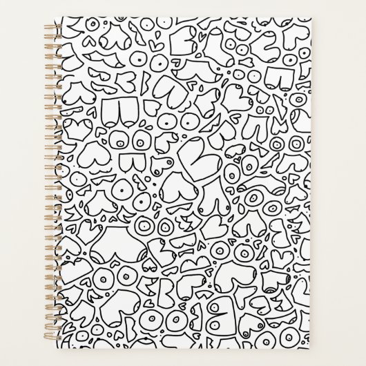 Amusant motif mammaire adulte (Devant)