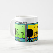 Amusant Ninja Starfish Stickman Mug - 103 (Devant gauche)