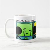 Amusant Ninja Starfish Stickman Mug - 103 (Gauche)