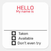 Amusant Nom de la Partie Balise Balise Sticker (Devant)