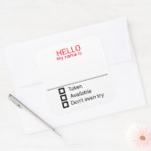 Amusant Nom de la Partie Balise Balise Sticker (Enveloppe)