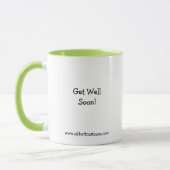 Amusant obtenir bien Humour Mug (Gauche)