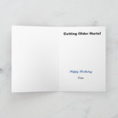 Amusant Obtenir la carte d'anniversaire (Intérieur)