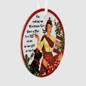 Amusant ornement de Noël écossais (devant)