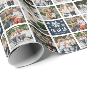 Amusant papier cadeau personnalisé 8 x grille de p