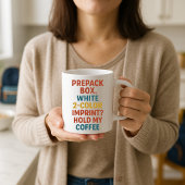 Amusant Parent School Supply Mug ; Prepack Box Hol