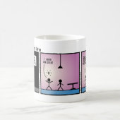 Amusant Pas De Bouton Stickman Mug - 021 (Centre)
