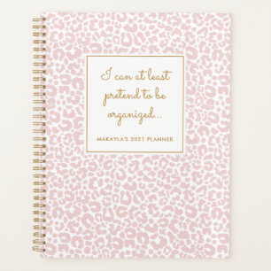 Amusant Pastel Empreinte de léopard Motif Blush P