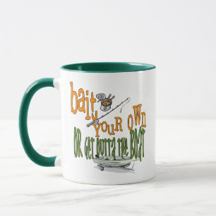 Amusant Pêche Mug Pêche Humour appât de pêche