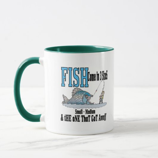 Amusant Pêche Mug Pêche Humour Pêche 3 tailles (Gauche)