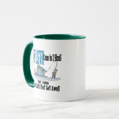 Amusant Pêche Mug Pêche Humour Pêche 3 tailles (Devant gauche)