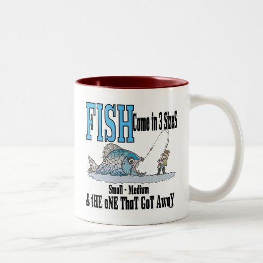 Amusant Pêche Mug Pêche Humour Pêche 3 tailles (Droit)