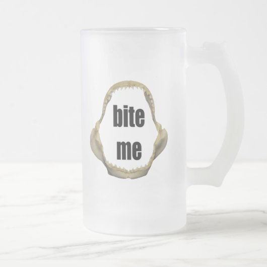 Amusant Pêche Mug Pêche Humour Pêche Bite Me (Droit)