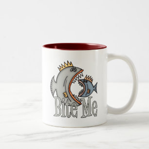 Amusant Pêche Mug Pêche Humour Pêche Bite Me