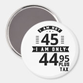 Amusant personnalisable Plus Magnet de taxe (Recto/Verso)