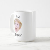 Amusant Personnalisé Visage Mug Anniversaire (Devant gauche)