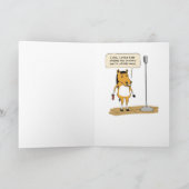 Amusant petit cheval Carte de remerciements (Intérieur)