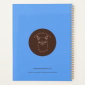 Amusant planificateur Alpaca (Dos)