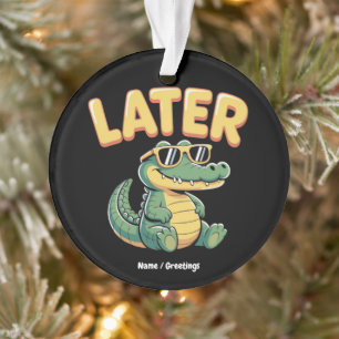 Amusant Plus Tard Gator Hilarié Alligator Concepti