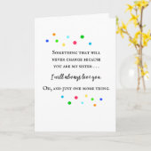 Amusant pour la carte de voeux pour l'anniversaire (Fleur jaune)