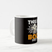 Amusant Pun Fantôme Halloween Mug café (Devant gauche)