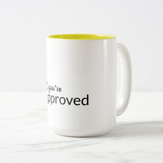 Amusant Realtor Mug (Devant droit)