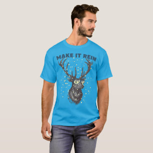 Amusant Reindeer Noël Vacances T-shirt saisonnier
