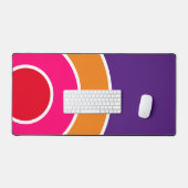 Amusant Retro les années 70 Bright Rouge Rose Oran (Clavier et souris)