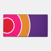 Amusant Retro les années 70 Bright Rouge Rose Oran (Recto)