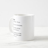 Amusant Secrétaire Mug (Devant gauche)
