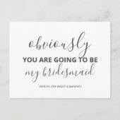 Amusant Serez-Vous Ma Femme D'Accueil Invitation M (Devant)